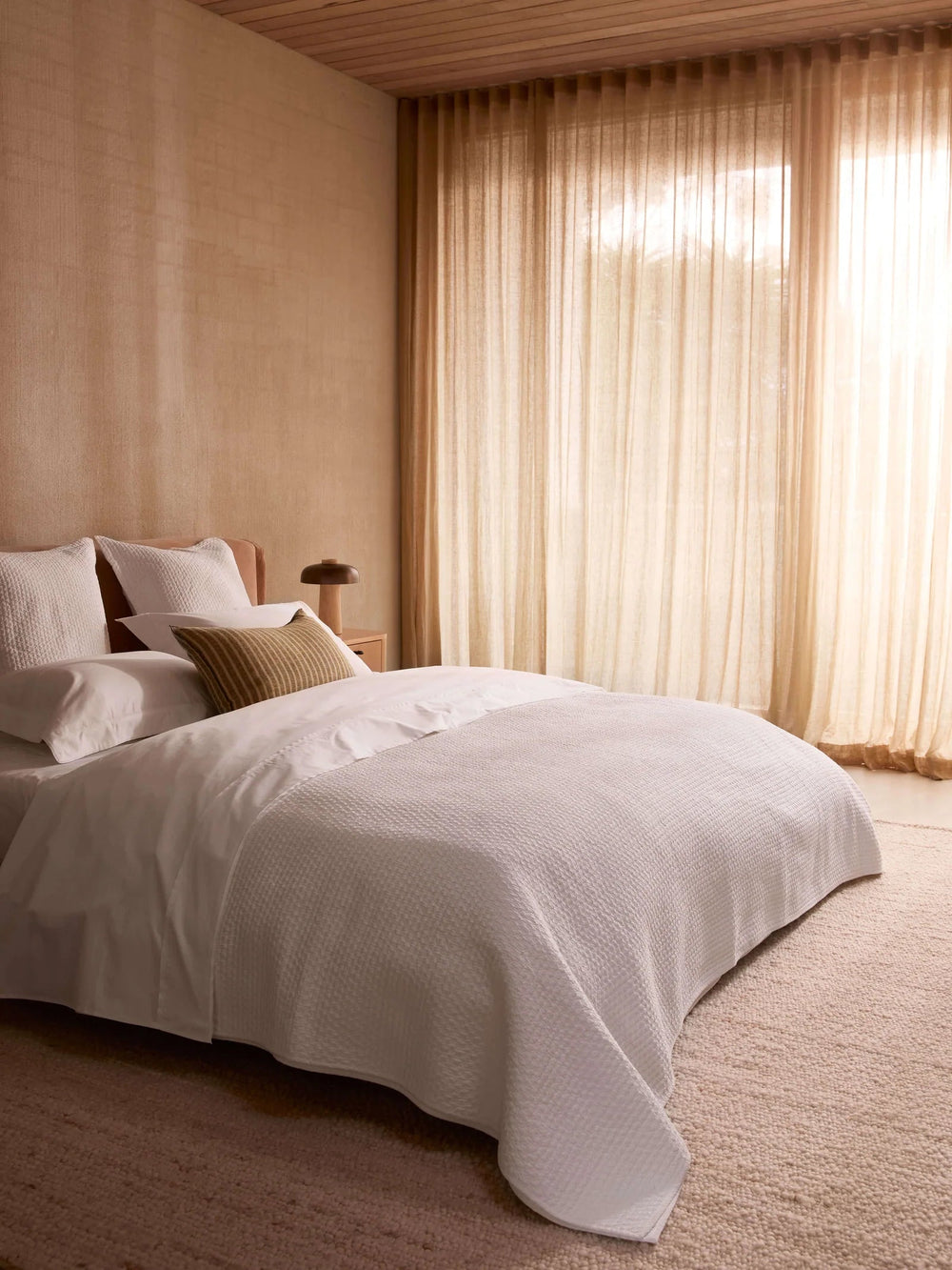 Aspen Euro Cotton Pillowcase | White - Suzie Anderson Home