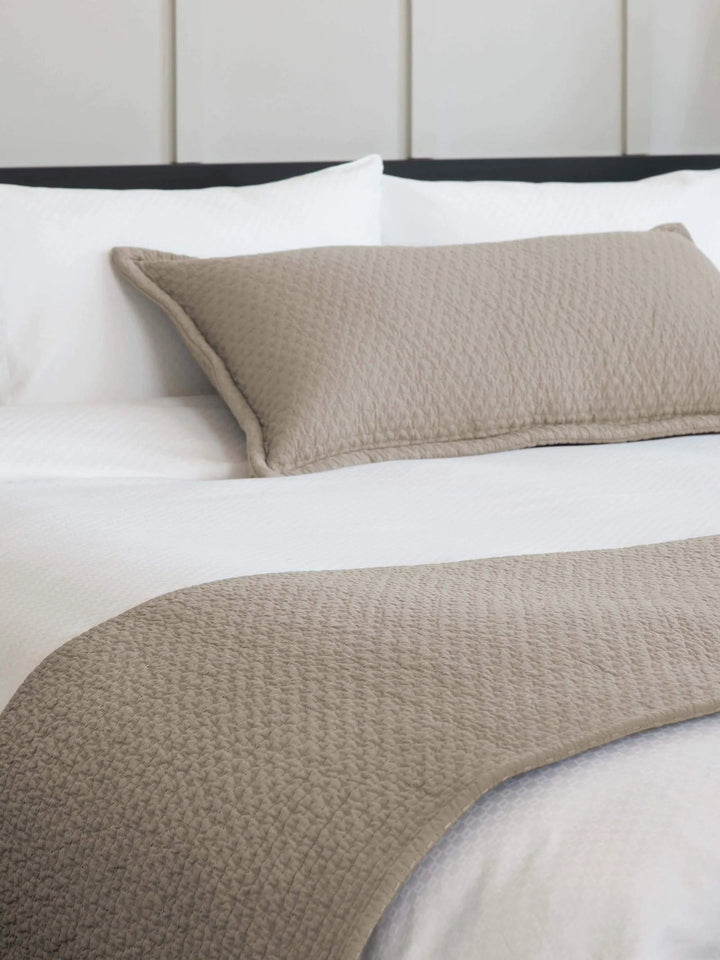 Aspen Standard Pillowcase | Flax - Suzie Anderson Home