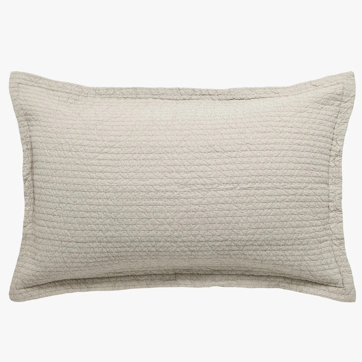Aspen Standard Pillowcase | Flax - Suzie Anderson Home