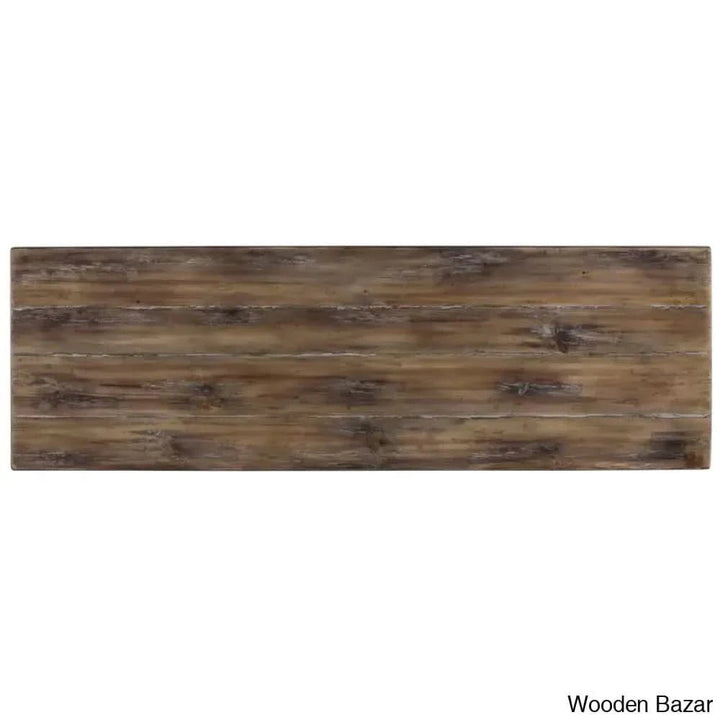 Astro Rafferty Console | Solid &amp; Veneer Pine Patinated | W150 x D48 x H82cm FLOOR STOCK SAMPLE AS IS CONDITION - Suzie Anderson Home