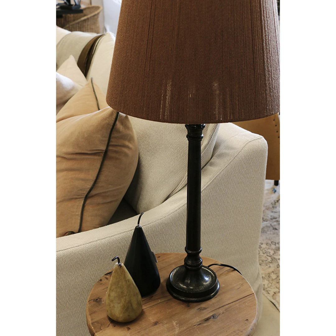 Patrice Table Lamp Base | Slate Finish | 71cmH
