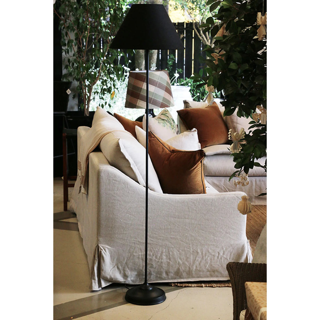 Paris Candle Floor Lamp Base | Matt Black