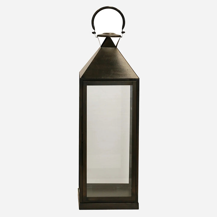 Stratton Tall Lantern | Dark Bronze/Black