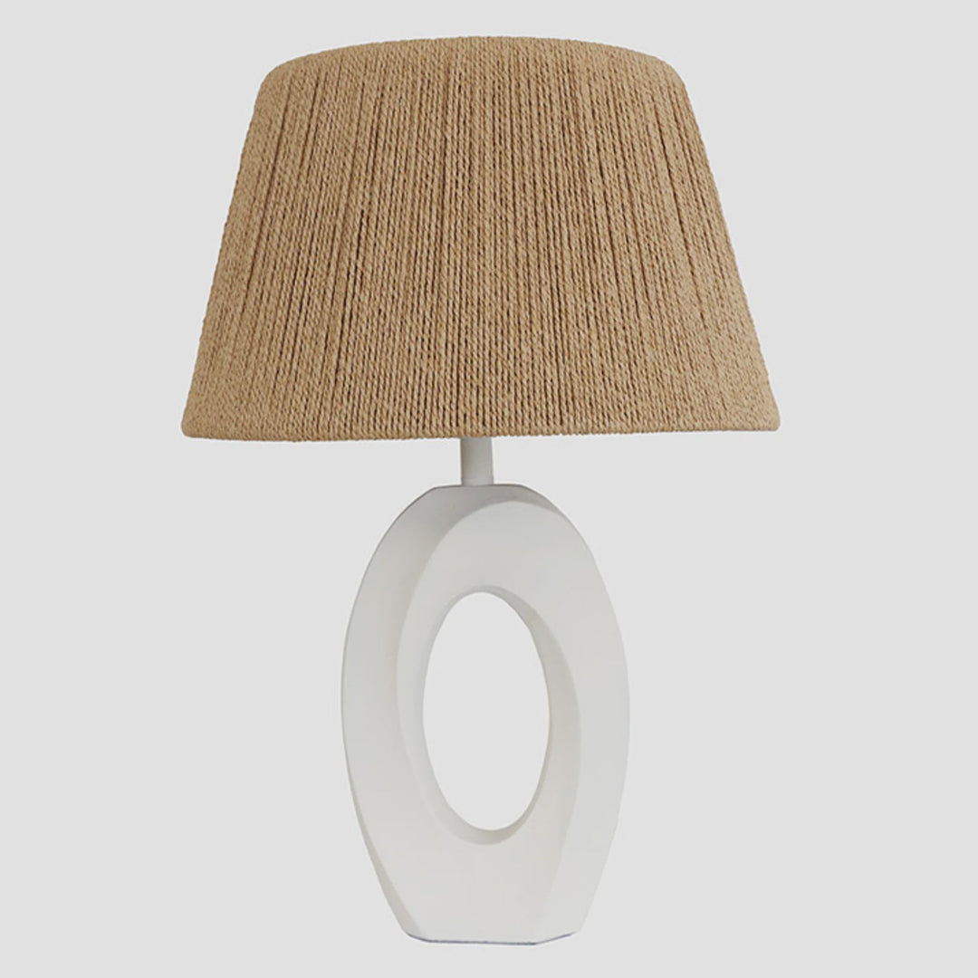 Hollowed Aluminium Table Lamp Base | White (Shade Sold Separately)