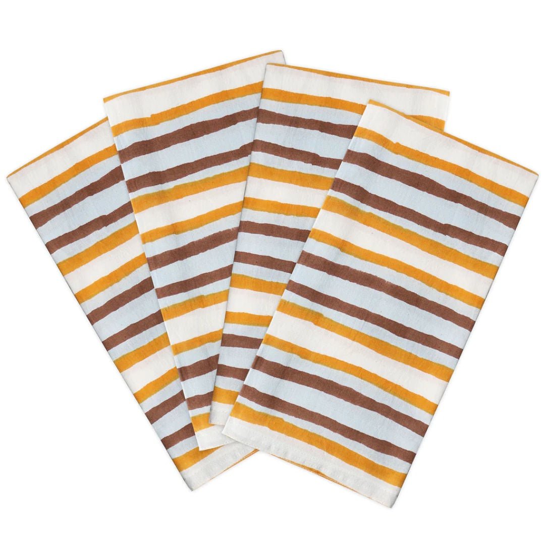 Avalon Shore Cotton Napkins | Set of 4 (BOWRAL) - Suzie Anderson Home