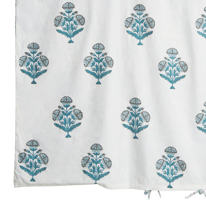 Atelier Blue &amp; White Cotton Duvet Cover Set
