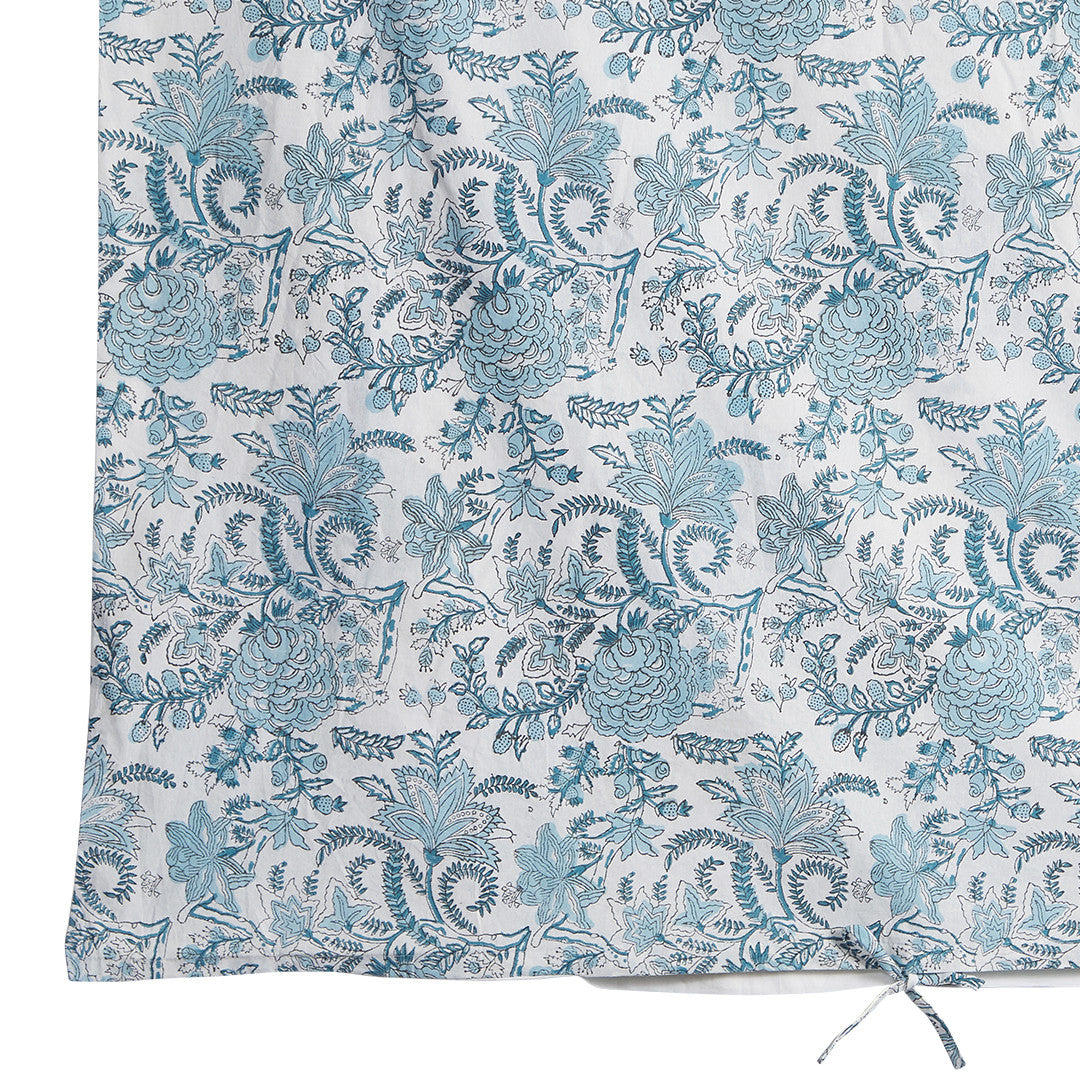 Atelier Blue &amp; White Cotton Duvet Cover Set