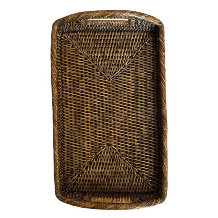 Baby Rattan Tray with Handles | Antique Brown - Suzie Anderson Home