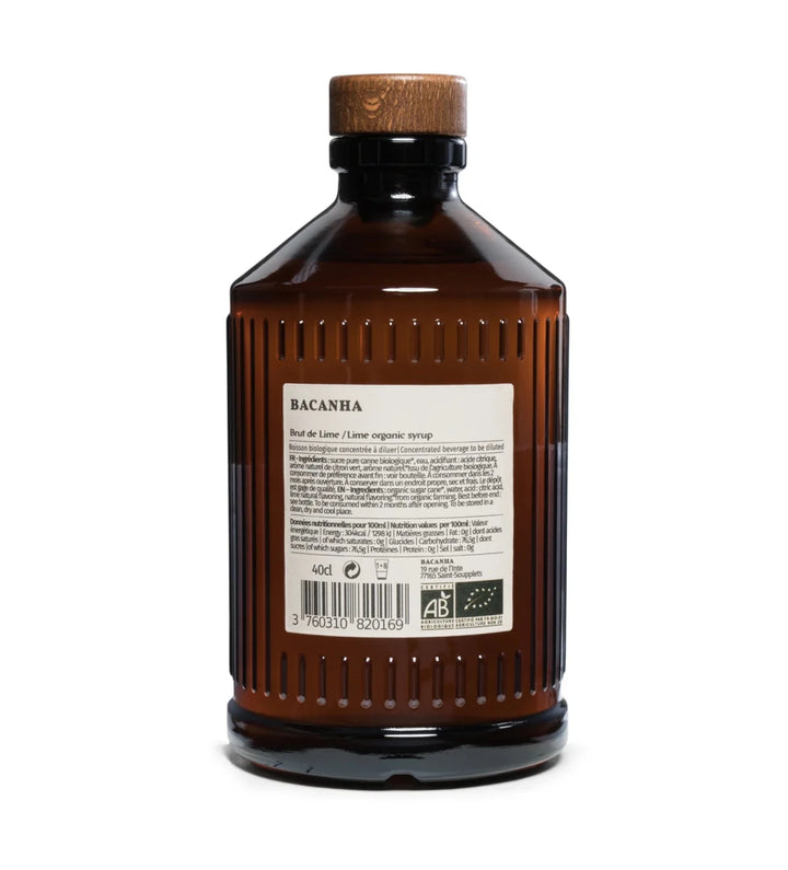 Bacanha Sirop Brut de Lime 400ml - Suzie Anderson Home