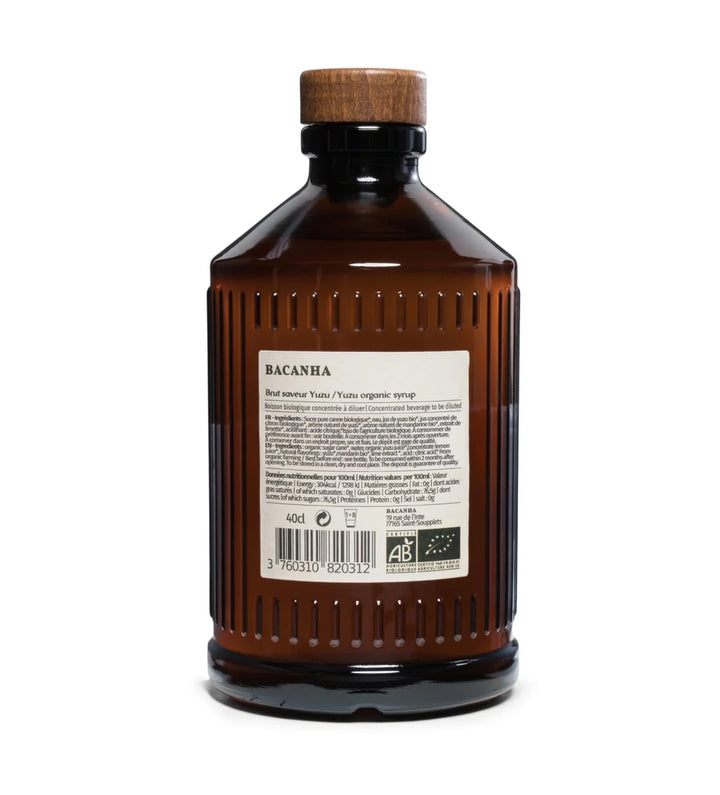 Bacanha Sirop Brut de Yuzu 400ml - Suzie Anderson Home