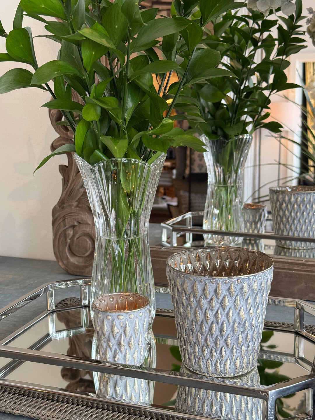 Bach Mercury Glass Votive | Small - Suzie Anderson Home