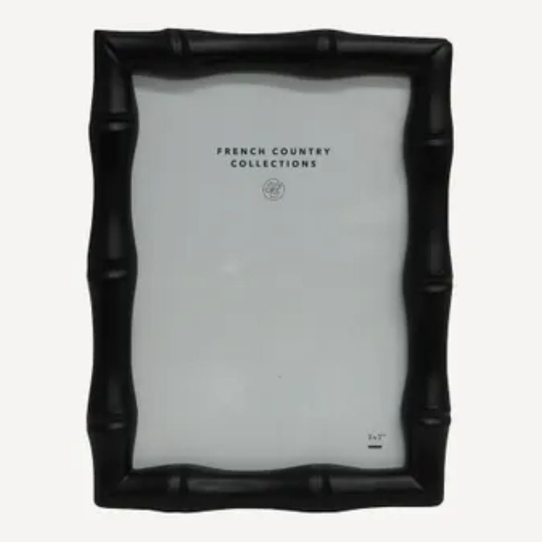 Bamboo Faux Black Photo Frame | 5"x7" - Suzie Anderson Home