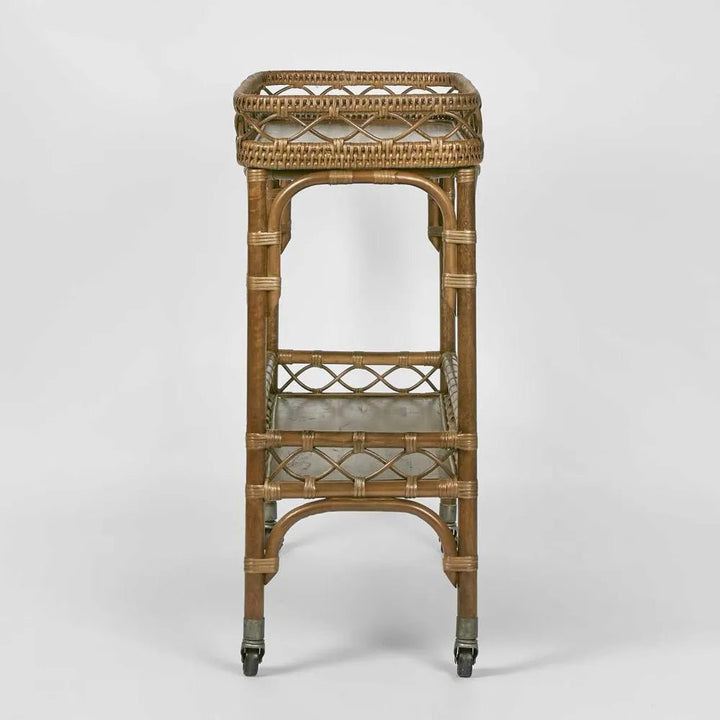 Bangalow Rattan Bar Cart - Suzie Anderson Home