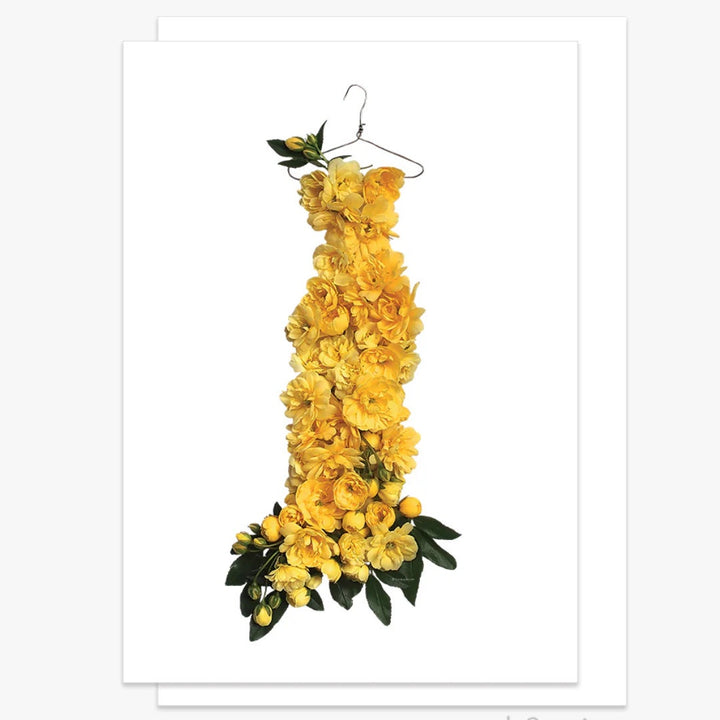 Banksia Rose Dress Card w Envelope
