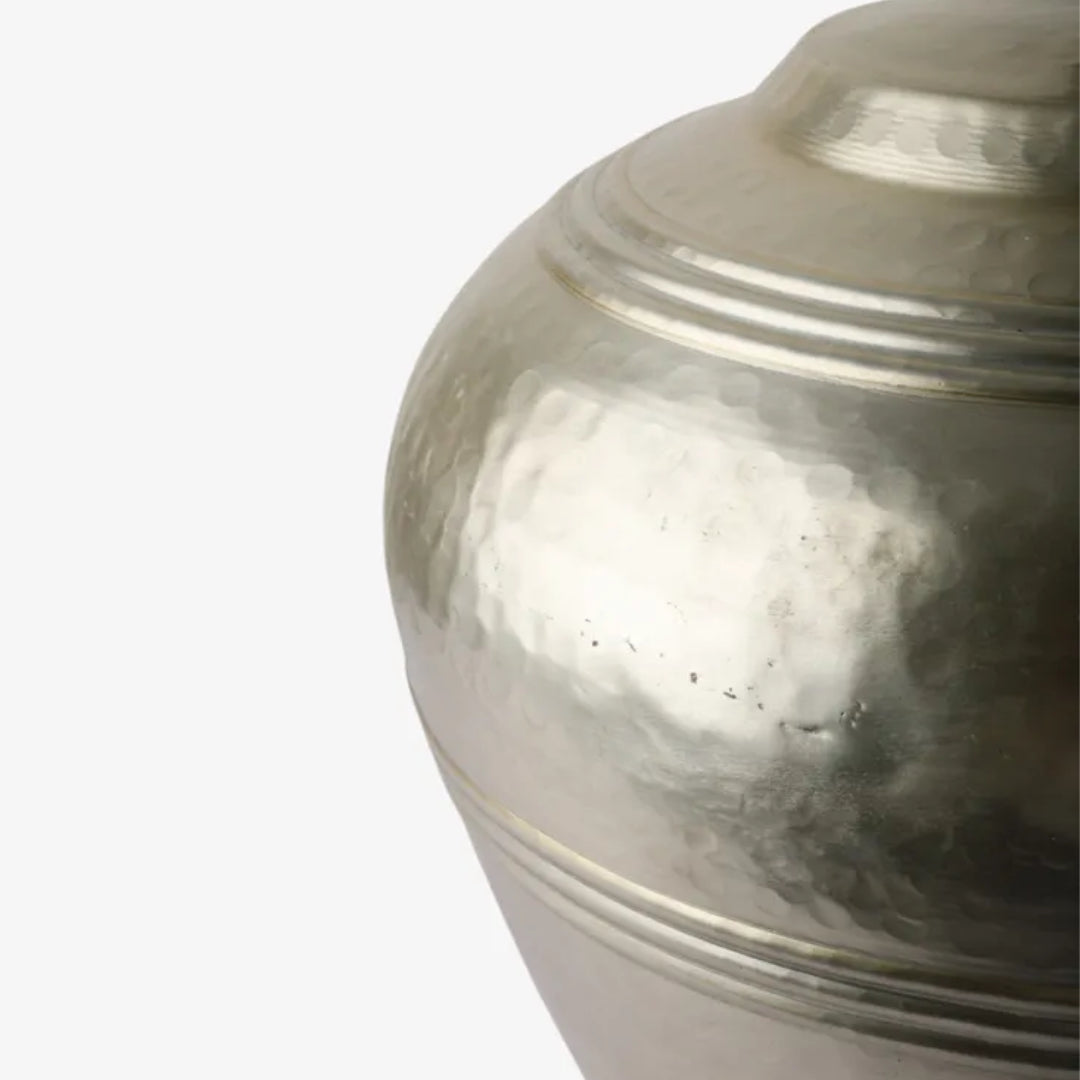 Lustre Silver Ring Table Lamp Base | W26 x H38cm (Shade Sold Separately)