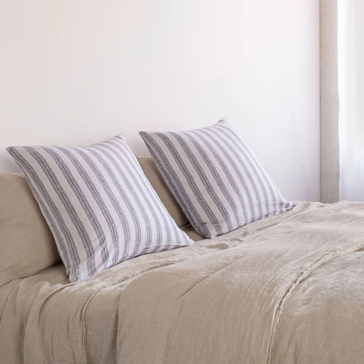 Basix Euro Pillowcase Group Stripe | Ayrton/Nox - Suzie Anderson Home