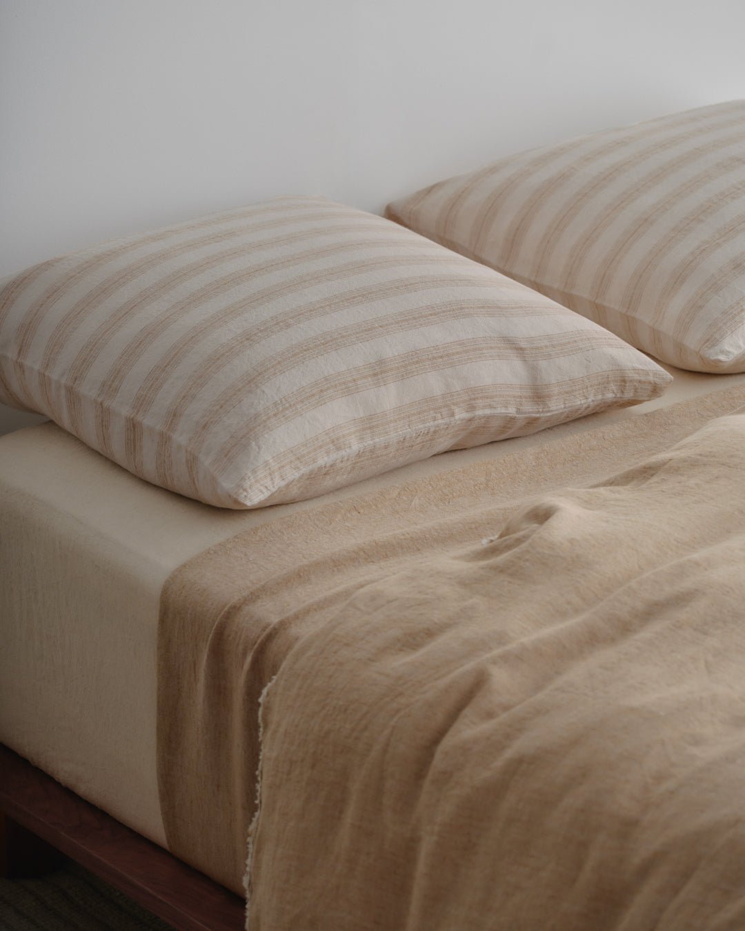 Basix Euro Pillowcase Group Stripe | Brun/Sable - Suzie Anderson Home