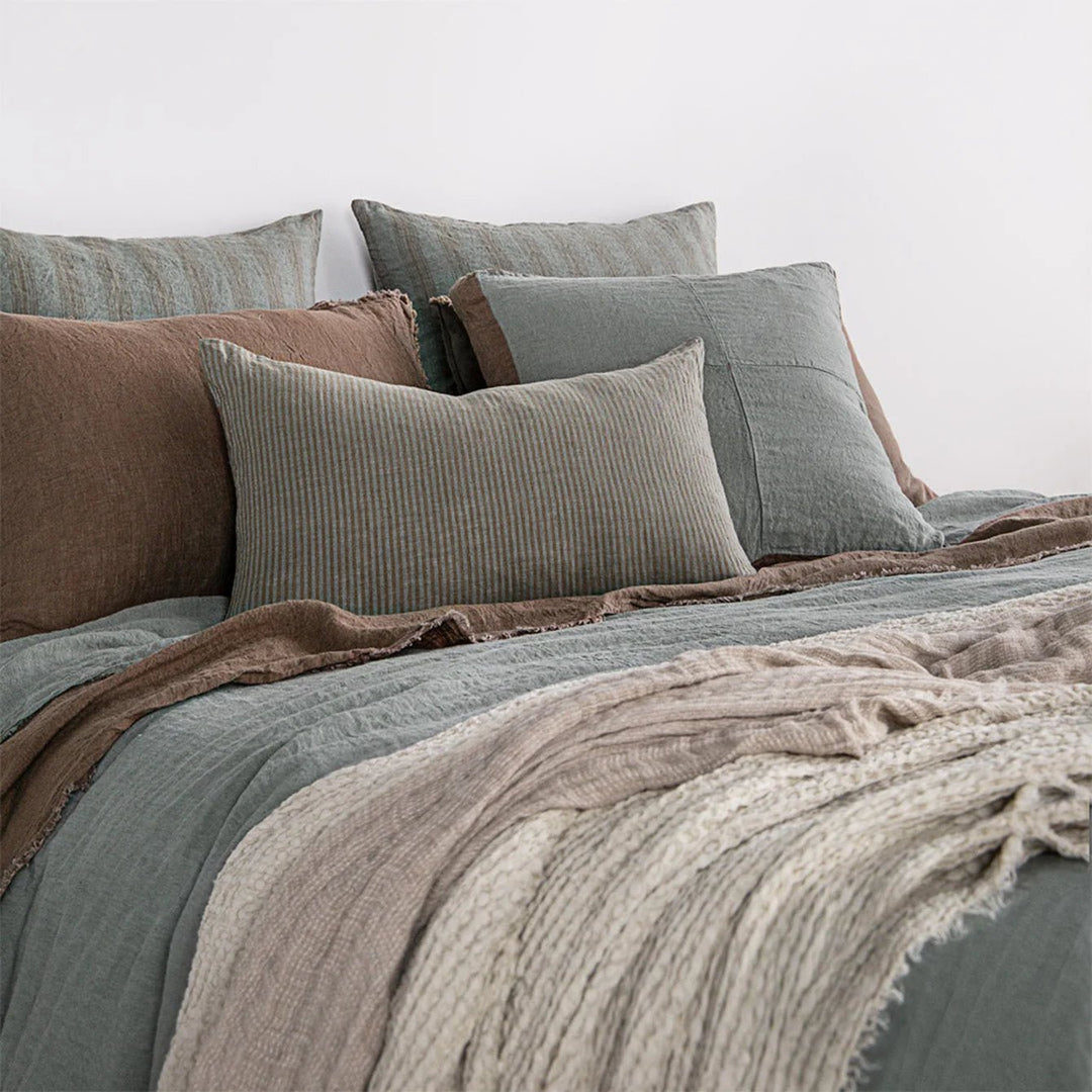 Basix Euro Pillowcase Group Stripe | Mare/Bere - Suzie Anderson Home