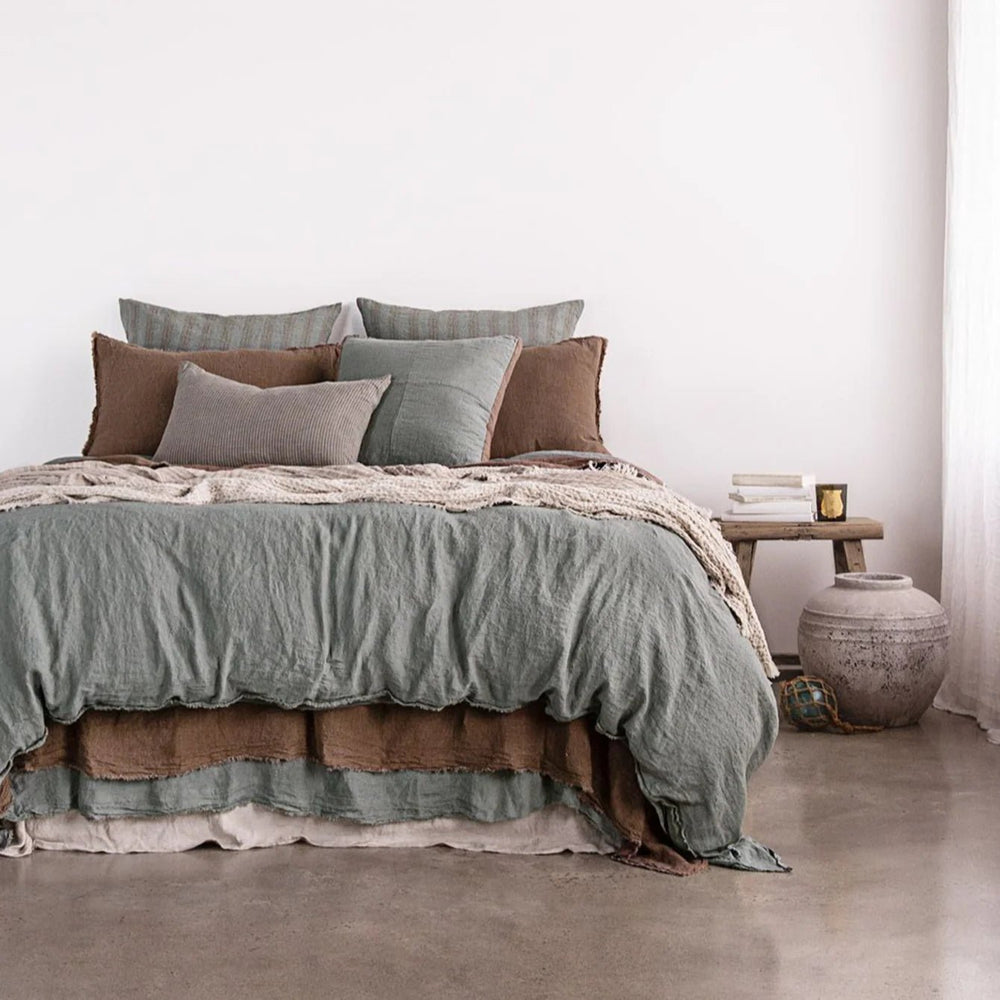 Basix Euro Pillowcase Group Stripe | Mare/Bere - Suzie Anderson Home