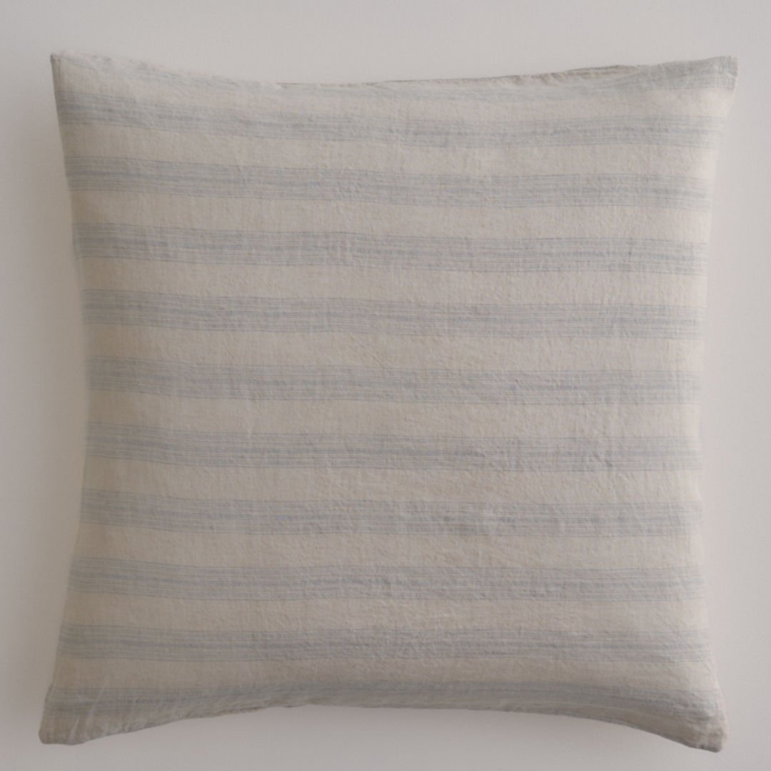 Basix Euro Pillowcase Group Stripe | Roy/Sable - Suzie Anderson Home
