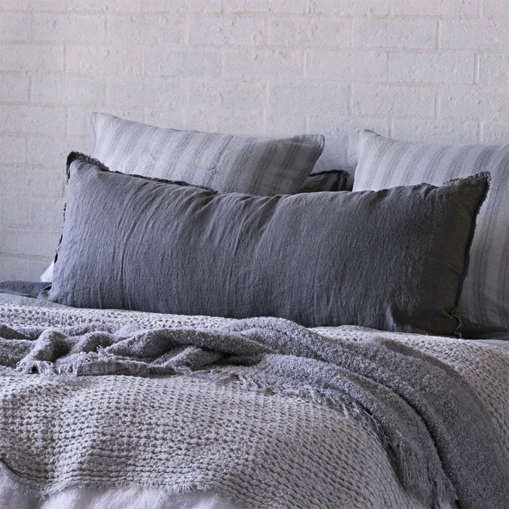 Basix Euro Pillowcase Group Stripe | Tempest/Fog - Suzie Anderson Home