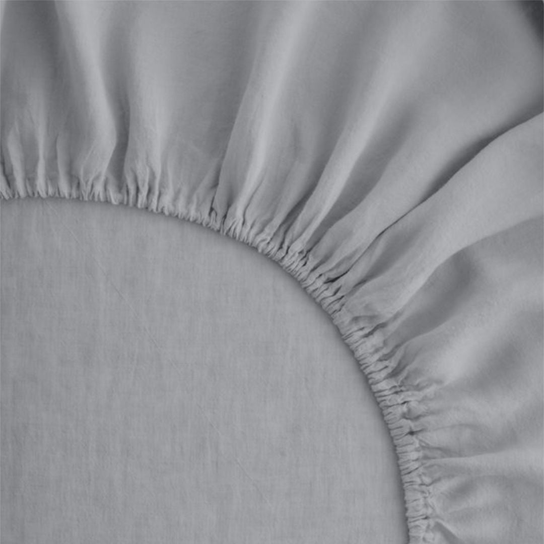 Basix Fitted Sheet | Fog - Suzie Anderson Home