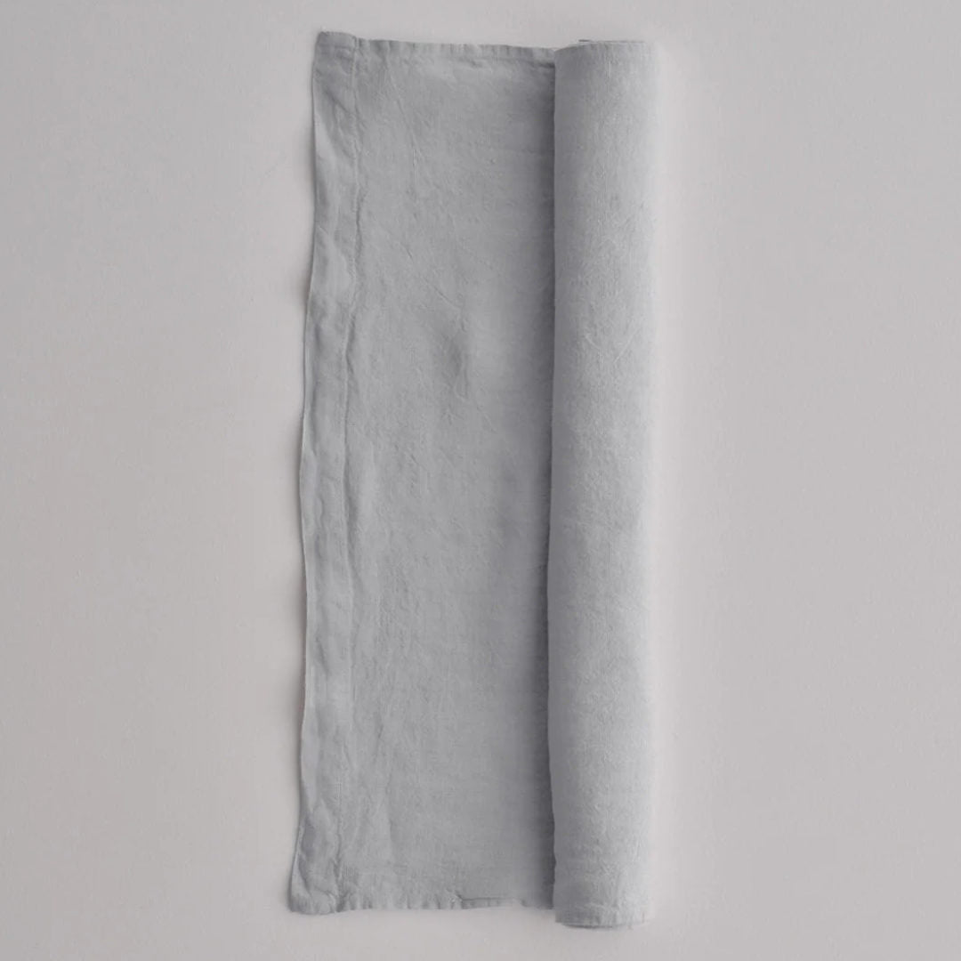 Basix Linen Runner | Fog - Suzie Anderson Home