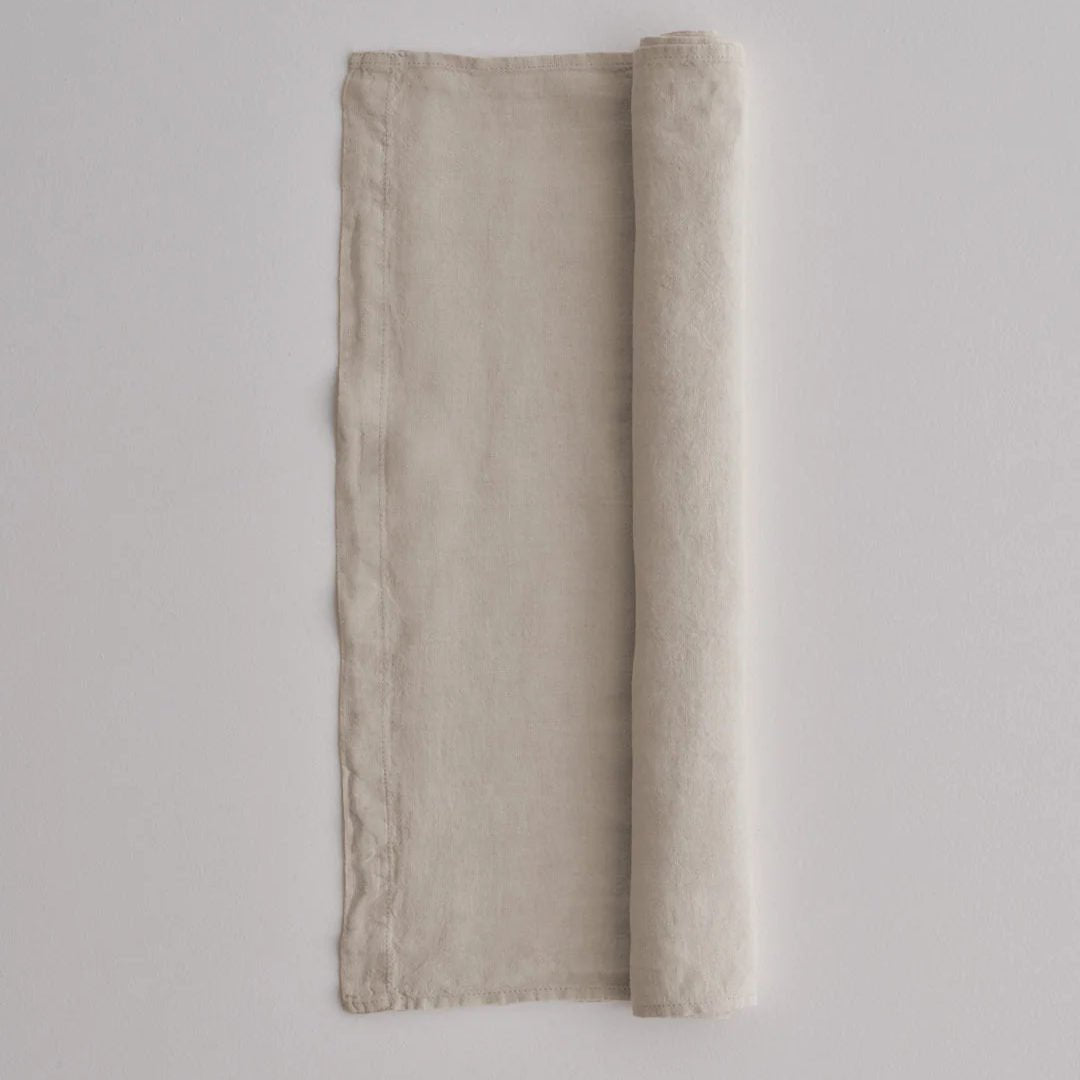 Basix Linen Runner | Sable - Suzie Anderson Home
