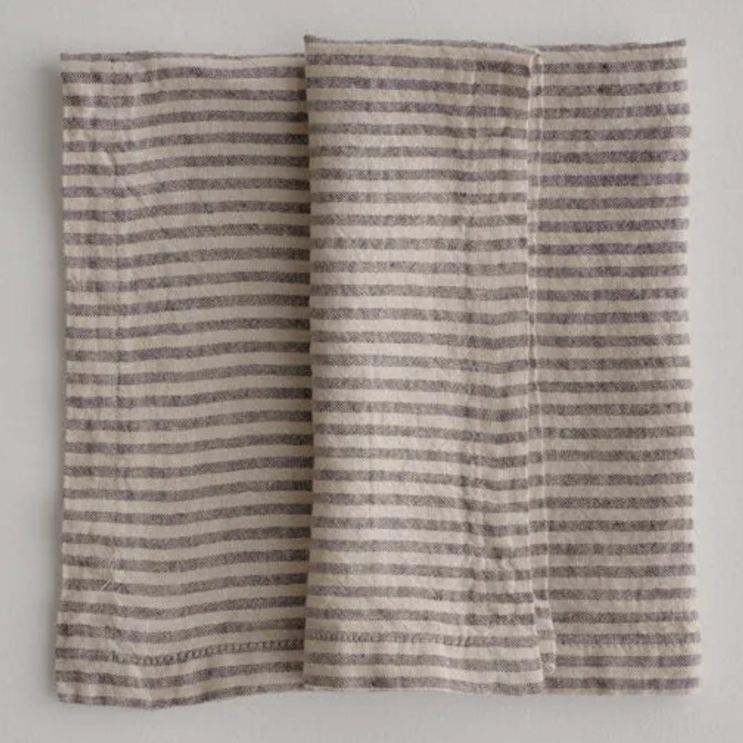 Basix Napkin Small Stripe | Nox/Sabel - Suzie Anderson Home