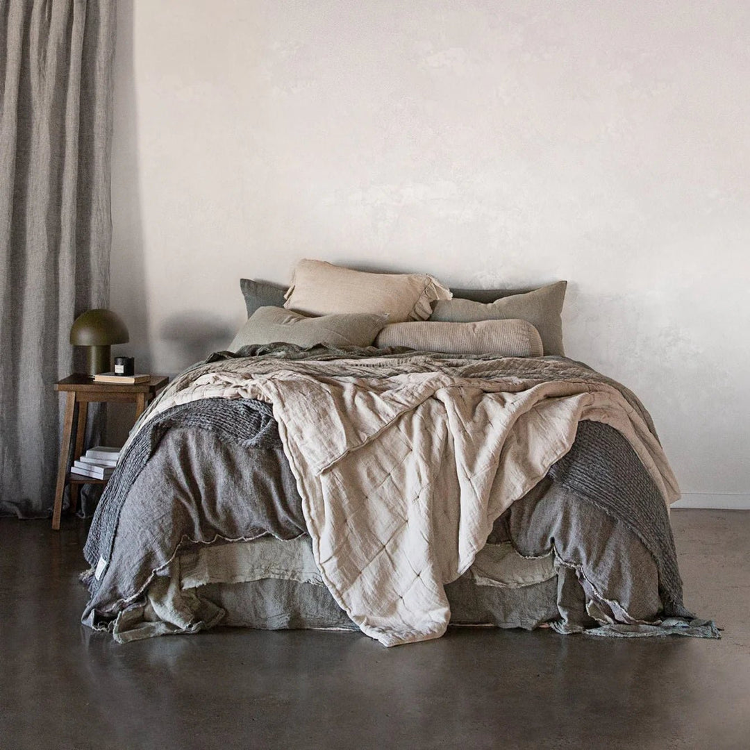 Basix Standard Pillowcase | Argent - Suzie Anderson Home
