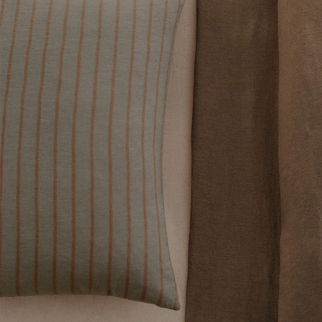 Basix Standard Pillowcase Big Stripe | Mare/Bere - Suzie Anderson Home