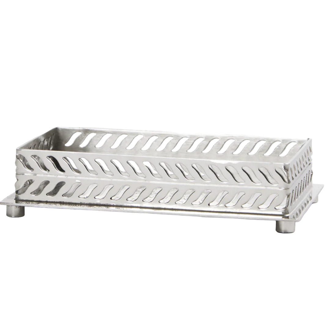 Bath & Body Counter Tray | Silver Nickel Plated Brass - Suzie Anderson Home