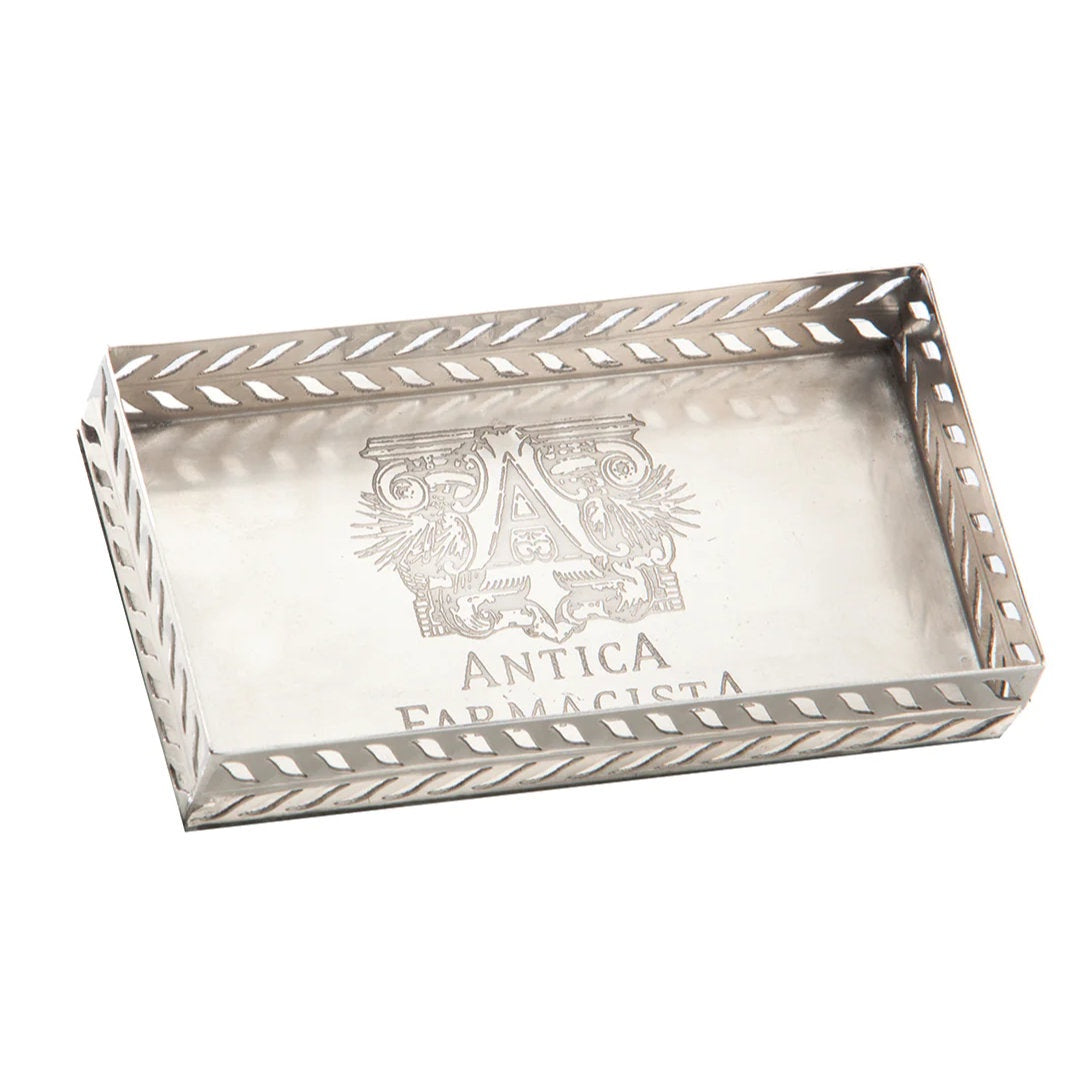 Bath & Body Counter Tray | Silver nickel plated Brass-Suzie Anderson Home
