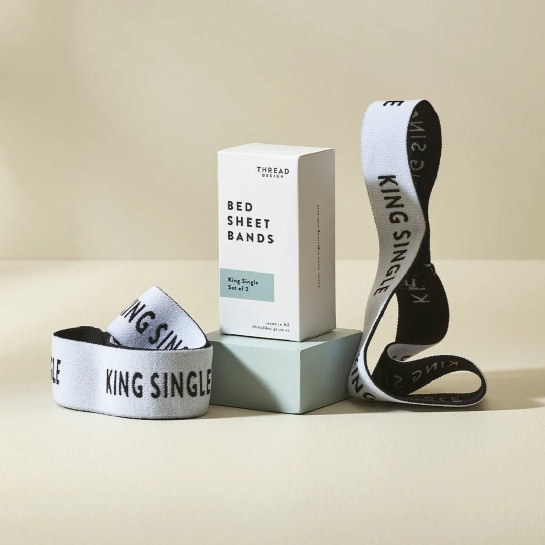 Bed Sheet Bands | Set of 2 | KING SINGLE - Suzie Anderson Home
