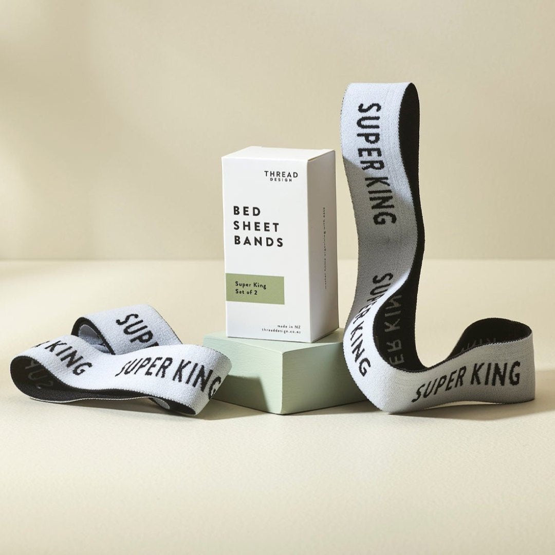 Bed Sheet Bands | Set of 2 | SUPER KING - Suzie Anderson Home