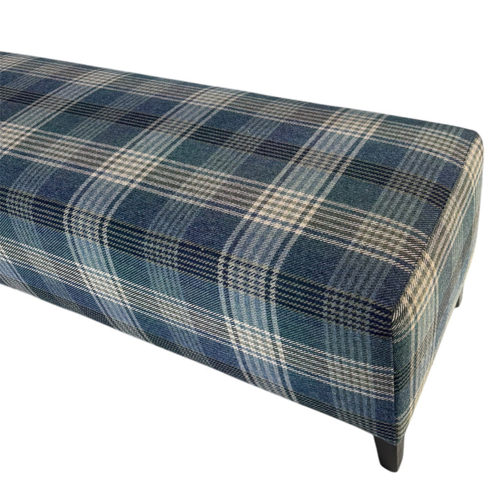 Ottoman | Elliott Clarke Braemar Blue | Timber Leg