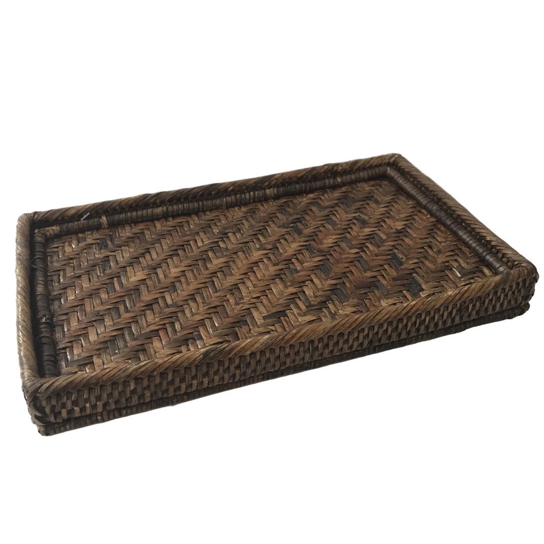 Bedside Rattan Tray | Antique - Suzie Anderson Home