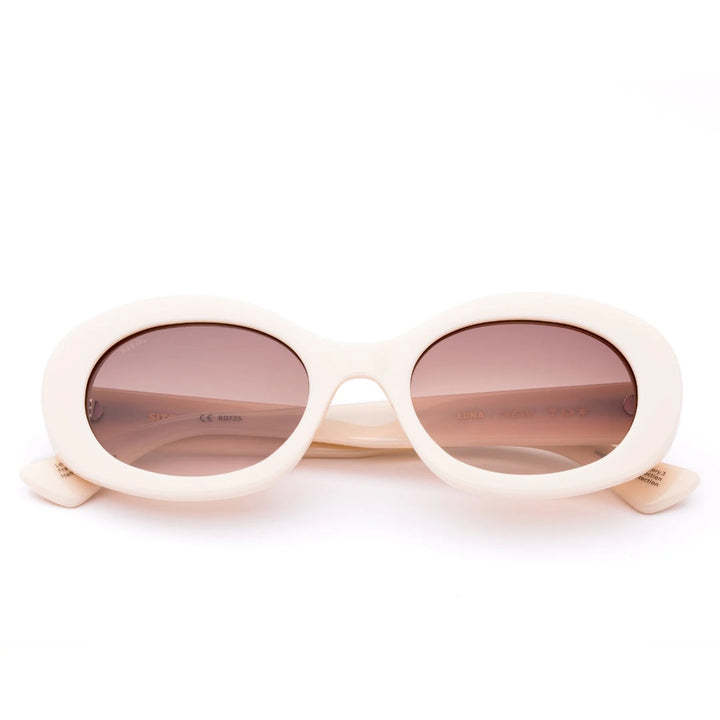 Sito | Luna Sunglasses | Cream/Rosewood Gradient