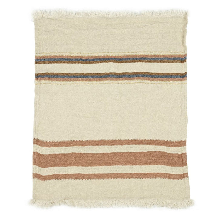 Belgian Libeco Linen Guest Towel | Harlan Stripe - Suzie Anderson Home