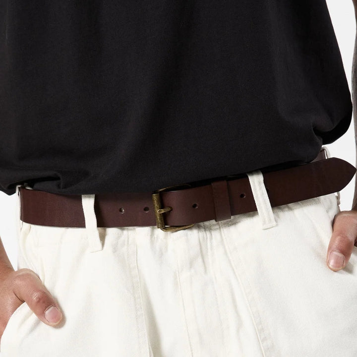 Simple | Leather Belt 32/38 | Brown