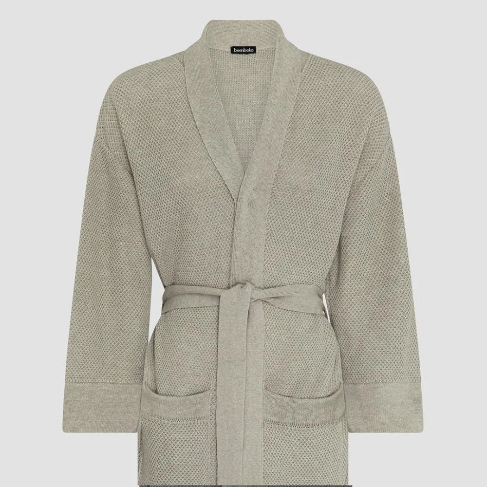Bemboka Bathrobe | Bamboo & Cotton | Wheat - Suzie Anderson Home