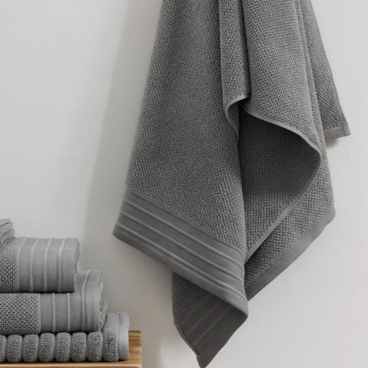 Bemboka Jacquard Bath Towel Grey 70x150cm
