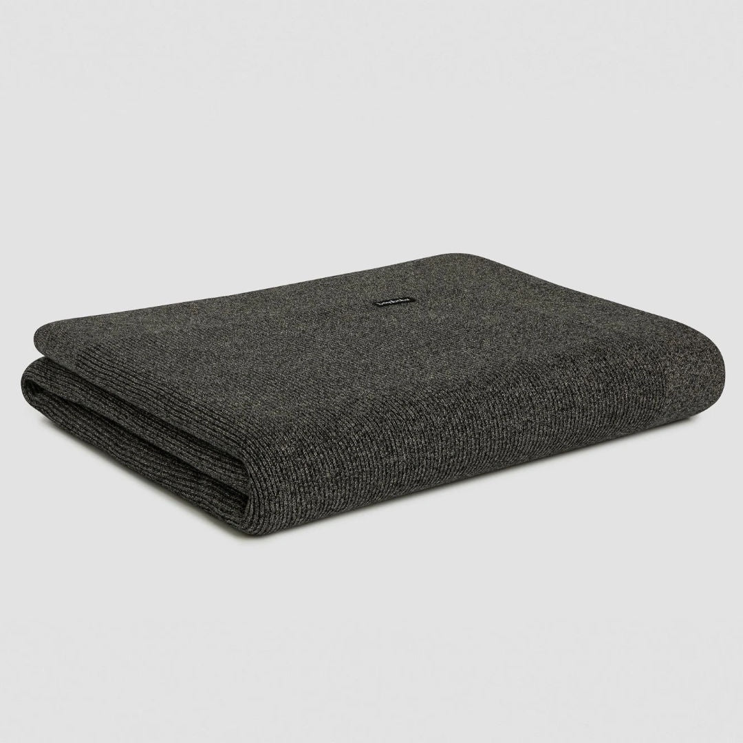 Bemboka Pure Cotton Rib Throws | Marl / Mocha - Suzie Anderson Home