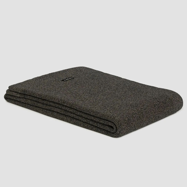 Bemboka Pure Cotton Rib Throws | Marl / Mocha - Suzie Anderson Home