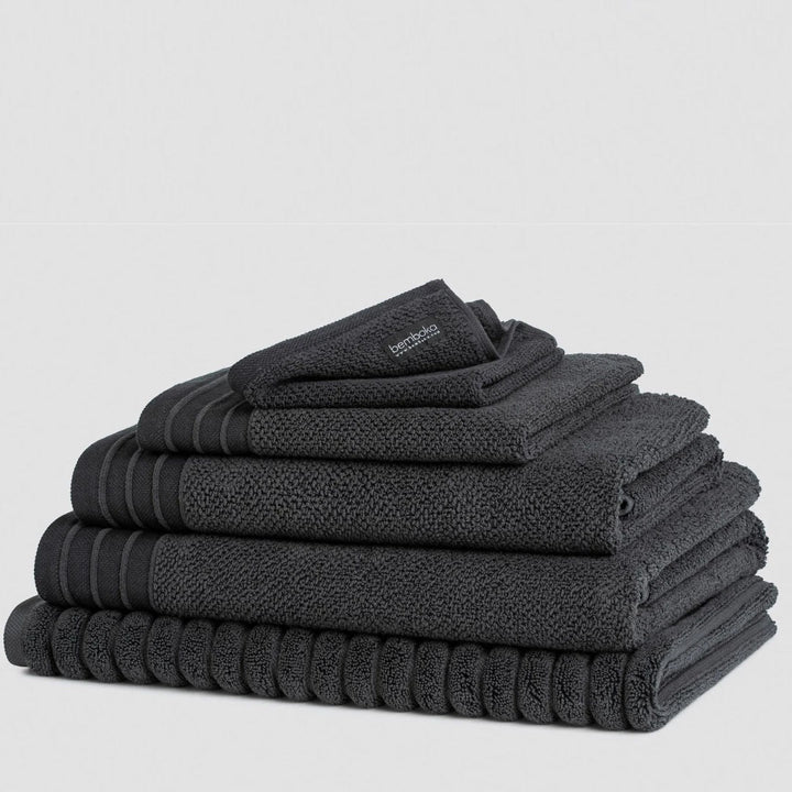 Bemboka Turkish Bath Towel | Charcoal - Suzie Anderson Home