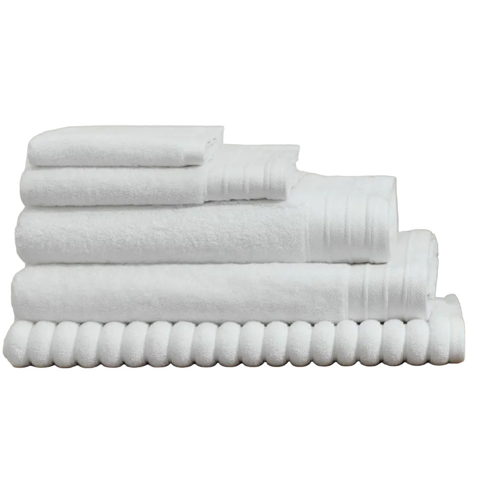 Bemboka Turkish Bath Towel | White - Suzie Anderson Home