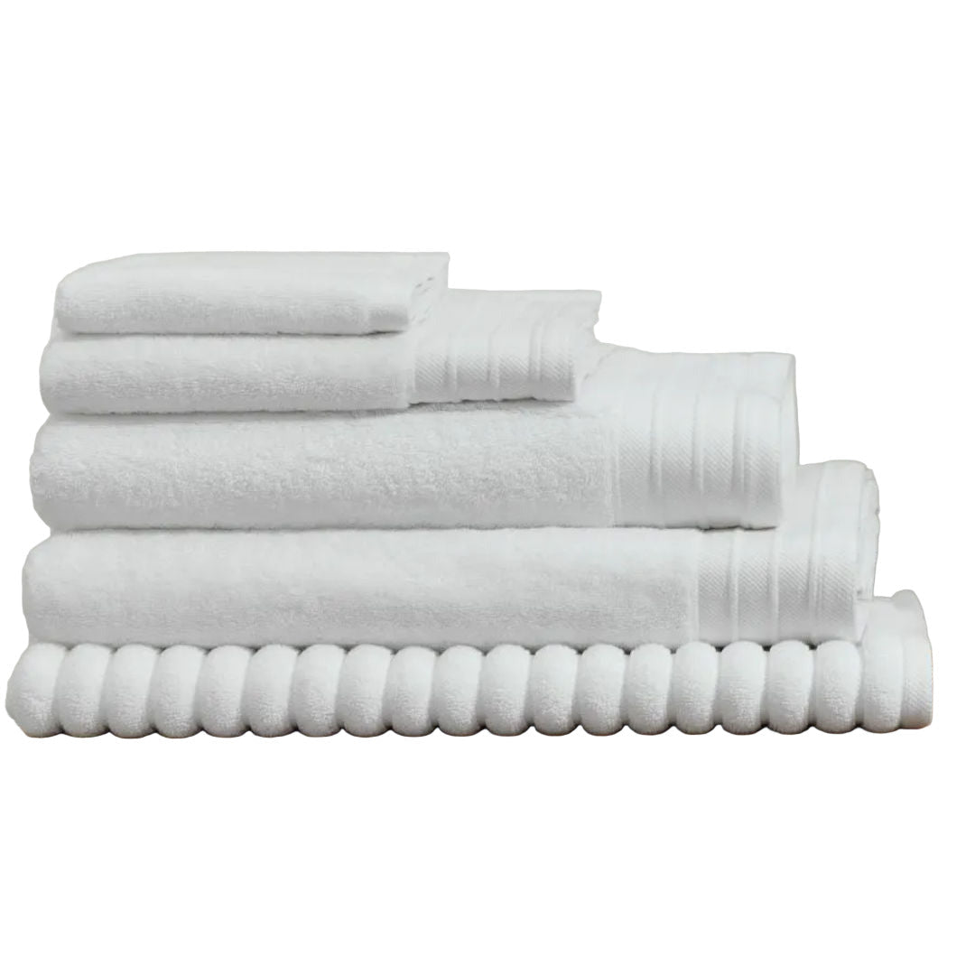 Bemboka Turkish Bath Towel | White - Suzie Anderson Home