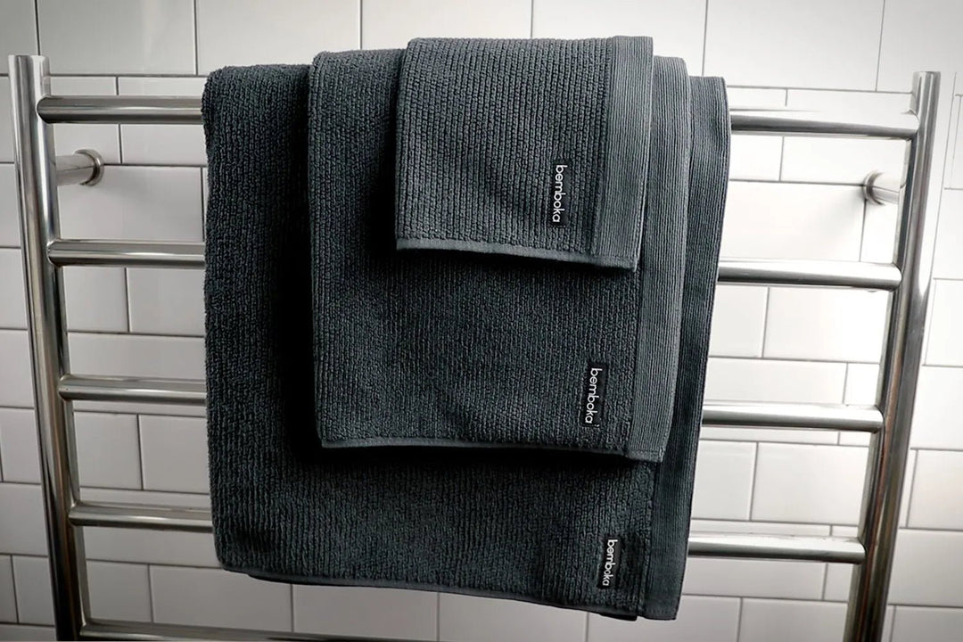 Bemboka Turkish Hand Towel | Charcoal - Suzie Anderson Home