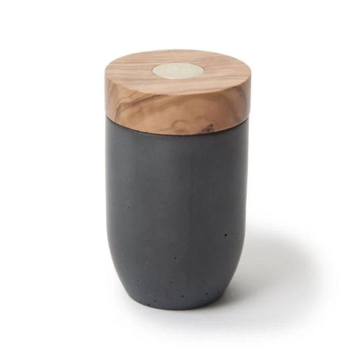 Berard | Millenari Salt/Pepper Mill | Olive Wood & Anthracite Concrete - Suzie Anderson Home