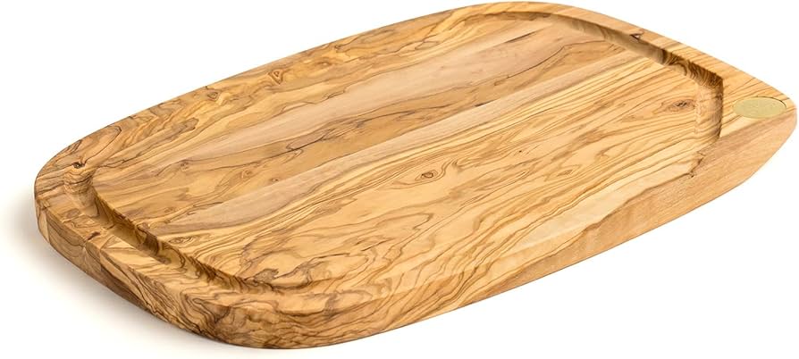 Berard | Nerro Olivewood Board | 33x24x1.9cm with cotton bag & gold badge - Suzie Anderson Home
